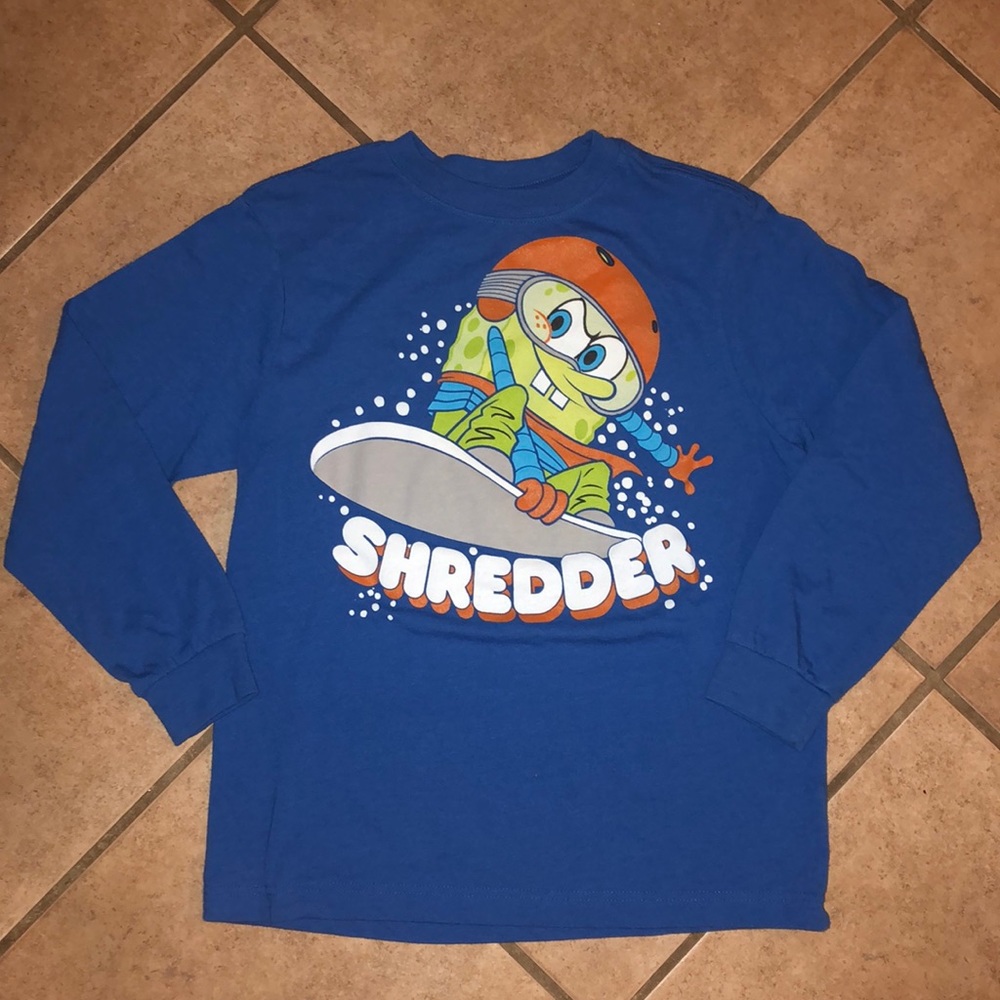 Old Navy Sponge Bob Long-sleeve Boys T-shirt - Medium